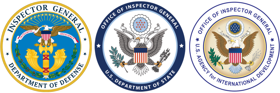 Some seals of various Inspectors General.
